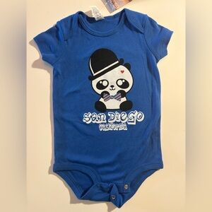 San Diego Blue Baby Onesie